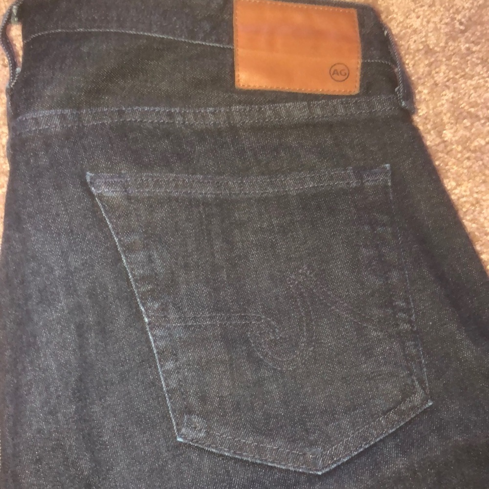 AG Jeans Dark Blue Wash 36x34 Slim Straight